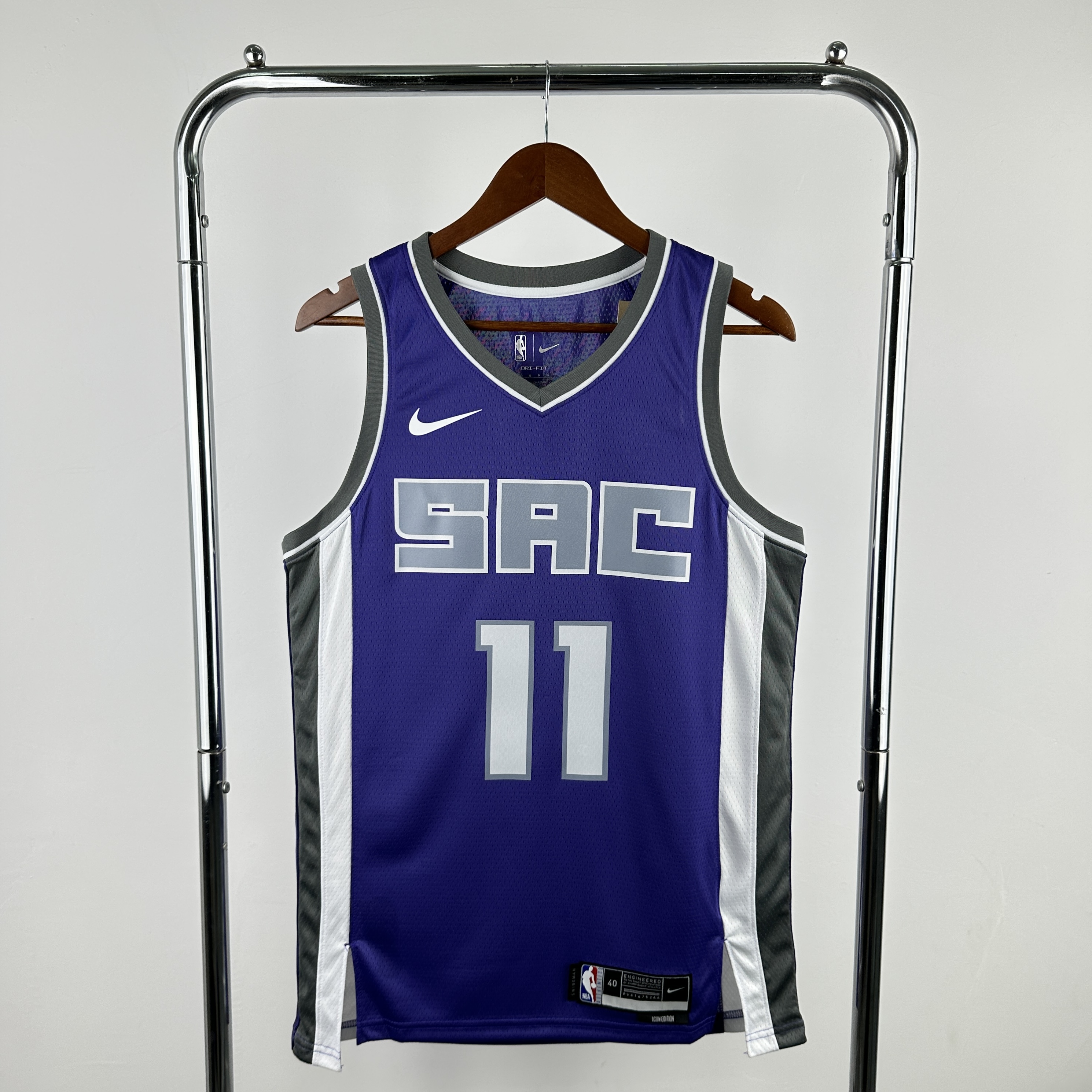 Men Sacramento Kings #11 Sabonis Purple Season Nike 2025 NBA Jersey